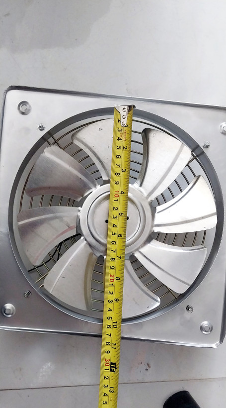 هواکش خانگی فلزی 25cm خزر فن مدلABB