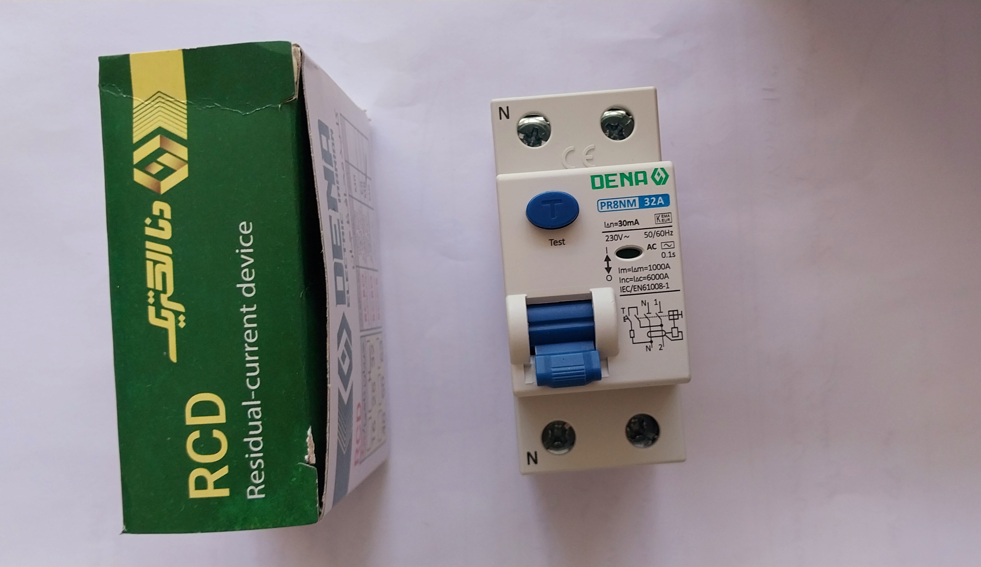 محافظ جان دنا  ۳۲ آمپر  مگنتینگ RCCB